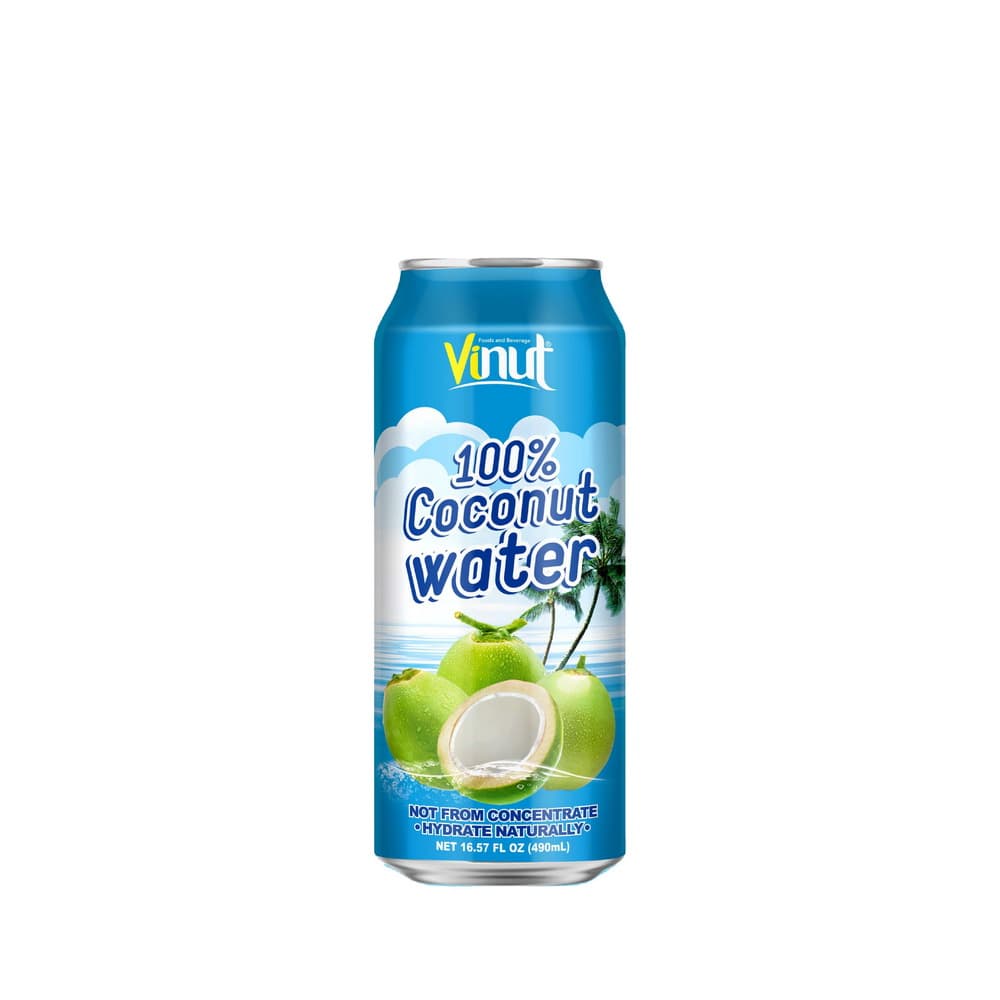 VINUT 100% Kokoswater, Blik, 16.57 fl oz 490 mL