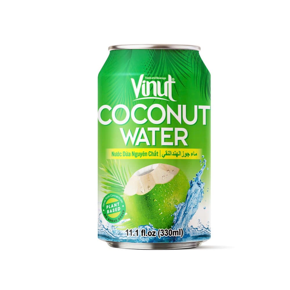 VINUT Kokoswater, Blik, 330 ml (11.1 fl oz)