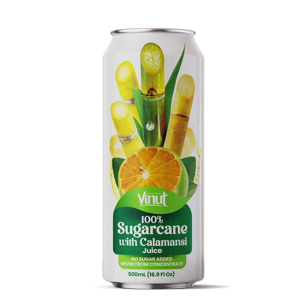 VINUT 100% Suikerriet Sapdrank, Niet uit Concentraat, 16.9 fl oz (500ml)