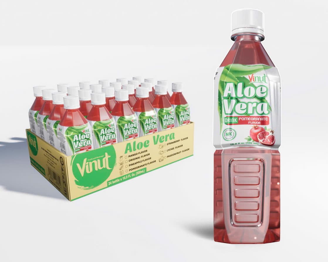 VINUT Aloe Vera drank Granaatappel 500ml