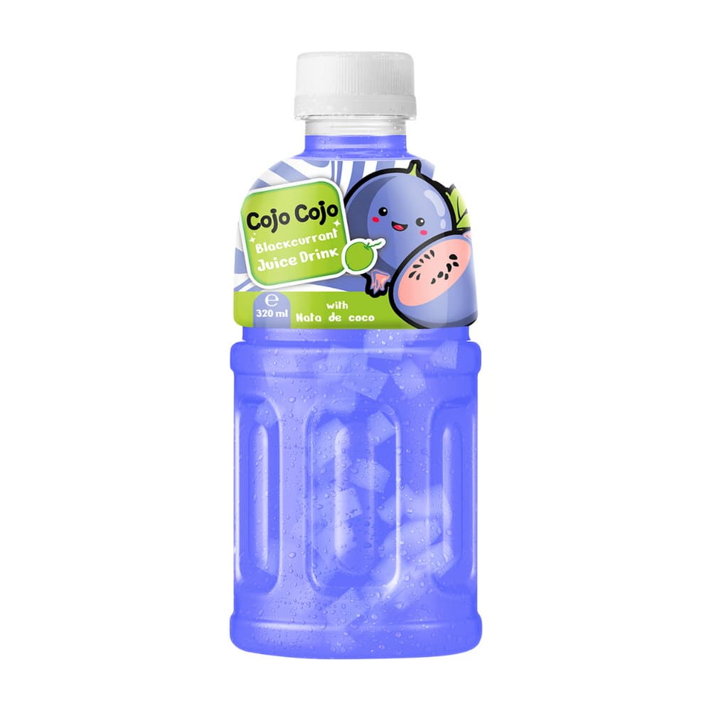 Vinut Blackcurrant Juice Drink, With Nata De Coco, PET Bottle, (320 mL)