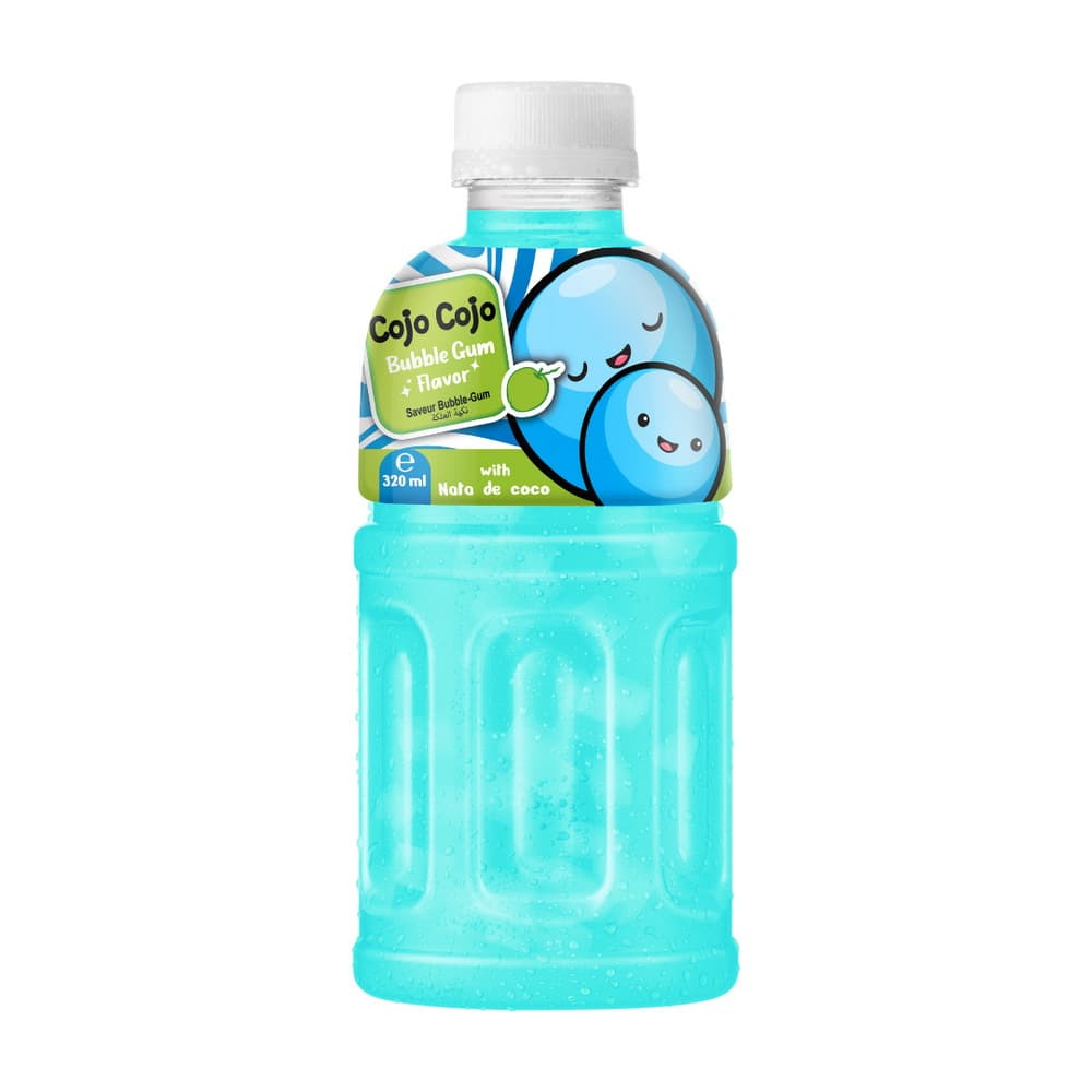 VINUT Drank met Bubblegum Smaak, met Nata De Coco, PET Fles, (320 mL)
