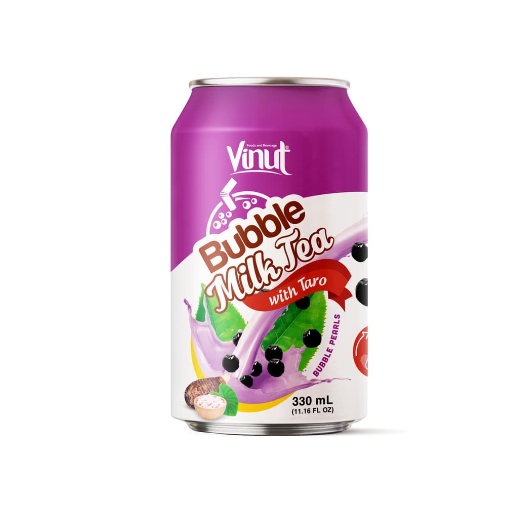 Vinut Bubble Milk Tea with Taro, Can, 11.16 fl oz 330 mL