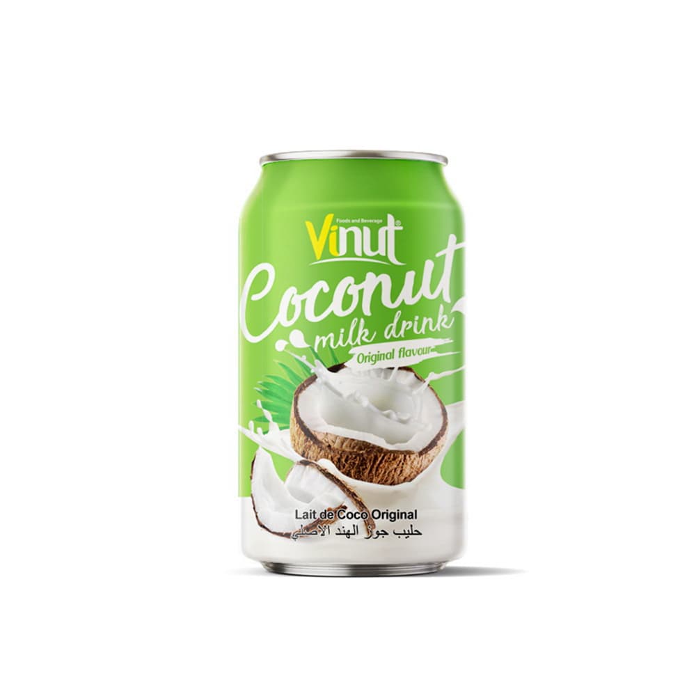VINUT Kokosmelkdrank, Originele Smaak, 330 ml Blik