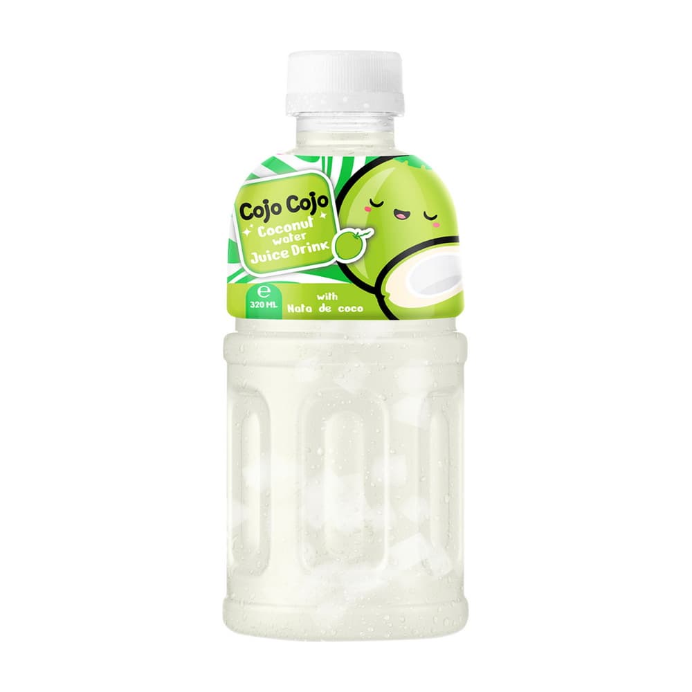 VINUT Kokoswaterdrank, met Nata de Coco, PET fles, 320 mL