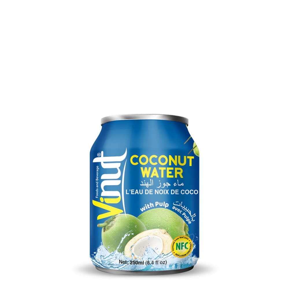 VINUT Kokoswater met Vruchtvlees, NFC, Blik, 8.45 fl oz 250 mL