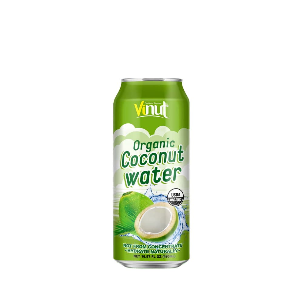 VINUT Biologisch Kokoswater, Blik, 16.57 fl oz 490 mL