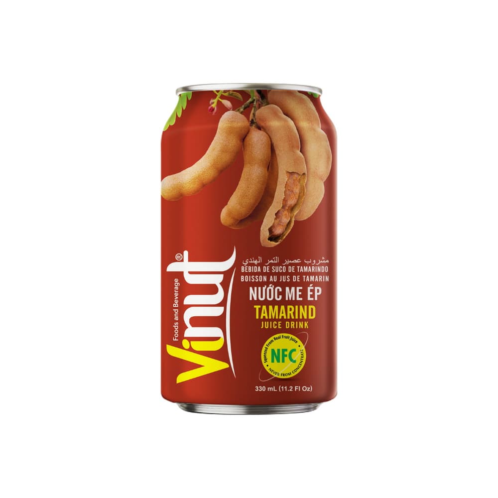VINUT Tamarind Juice Drink, 11.1 fl oz (330 mL) Can